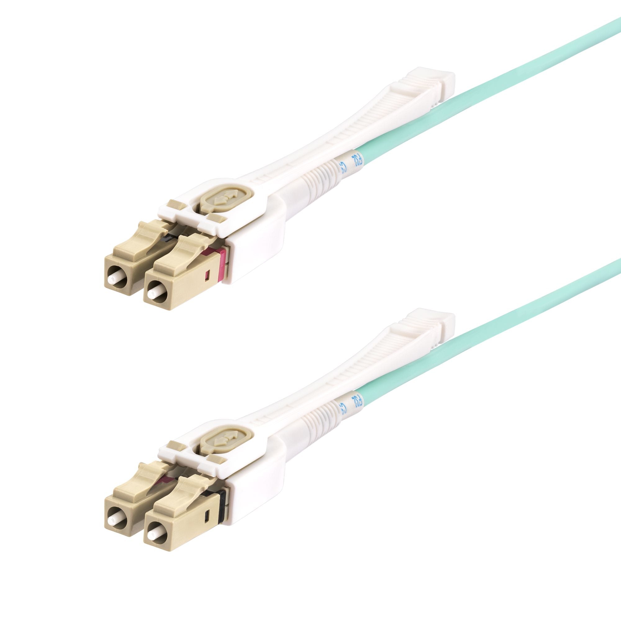 StarTech.com Câble Fibre Optique Multimode LC à LC UPC OM4 de 10m, 50/125 - Cordon de raccordement - LC/UPC multimode (M) pour LC/UPC multimode (M) - 10 m - 10 m - 2.9 mm - fibre optique - duplex - 50 / 125 microns - OM3/OM4 - sans halogène, moulé, débit