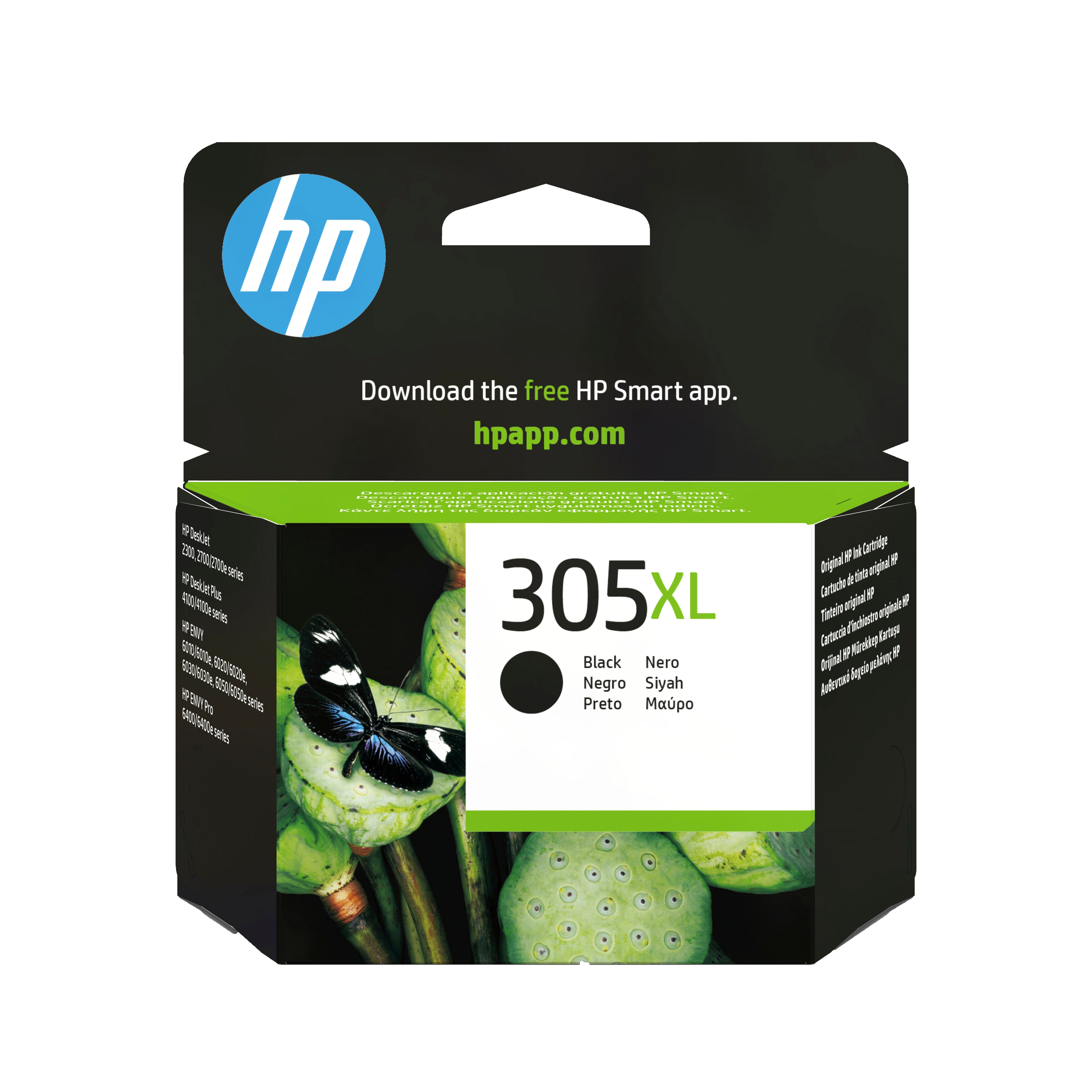 HP 305XL - 4 ml - à rendement élevé - noir pigmenté - original - cartouche d'encre - pour Deskjet 23XX, 27XX, 28XX, 41XX, 42XX, DeskJet Plus 41XX, ENVY 60XX, 64XX, ENVY Pro 64XX