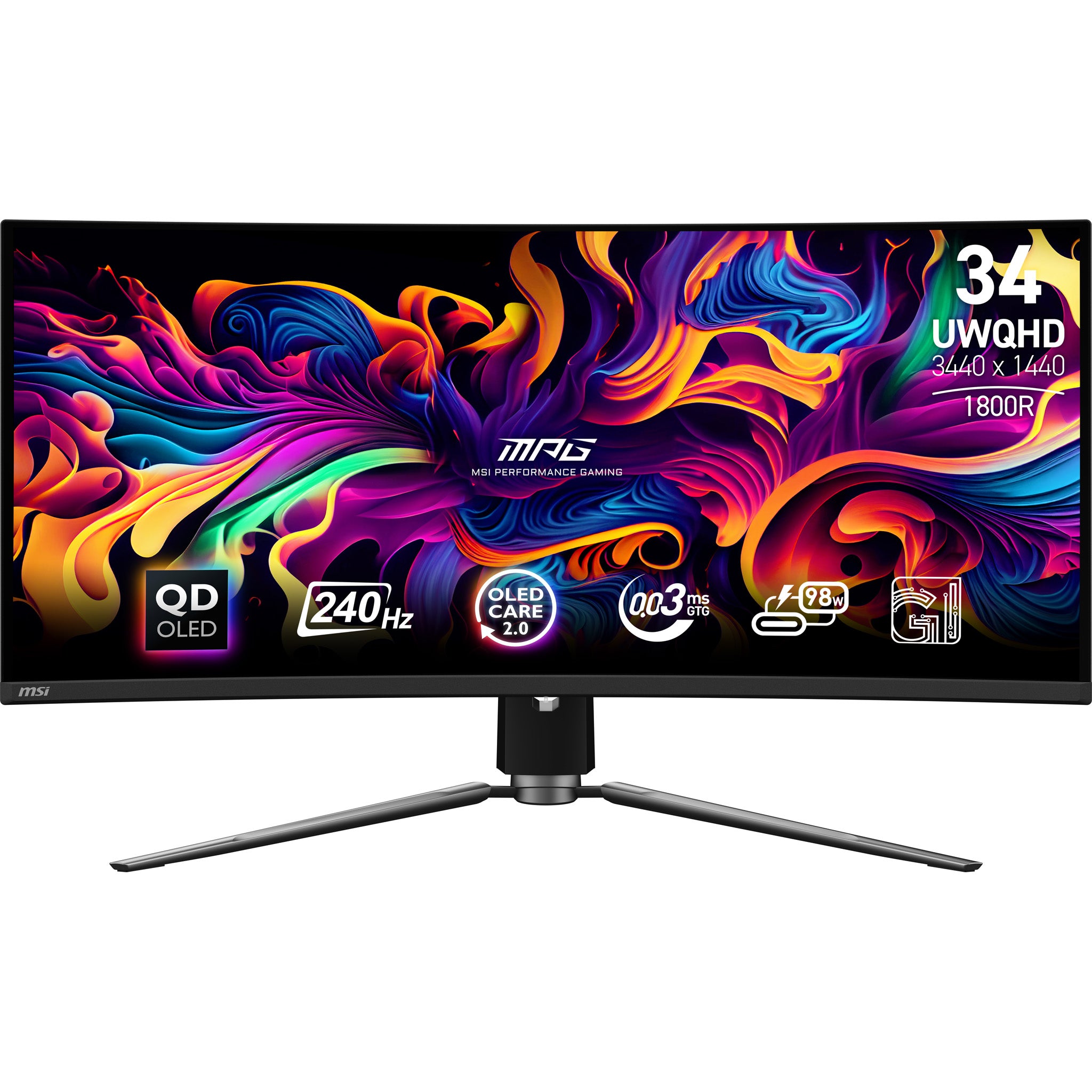 34" CURVE QD-OLED UWQHD/240Hz/0.03ms/HDR/USB-C