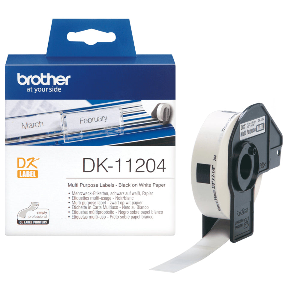 Etiquettes multi-usage 17x54 DK11204