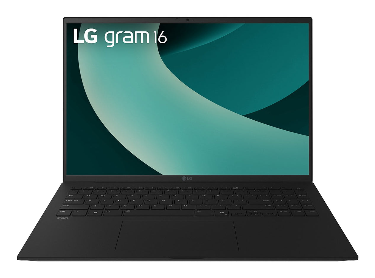 LG gram 16Z90TL-G.AZ78F - Intel Core Ultra 7 - 258V / jusqu'à 4.8 GHz - Win 11 Pro - Intel Arc Graphics 140V - 32 Go RAM - 1 To SSD NVM Express (NVMe) Gen 4 - 16" IPS 2560 x 1600 (WQXGA) - Wi-Fi 6, Bluetooth - Noir vitreux - clavier : Français