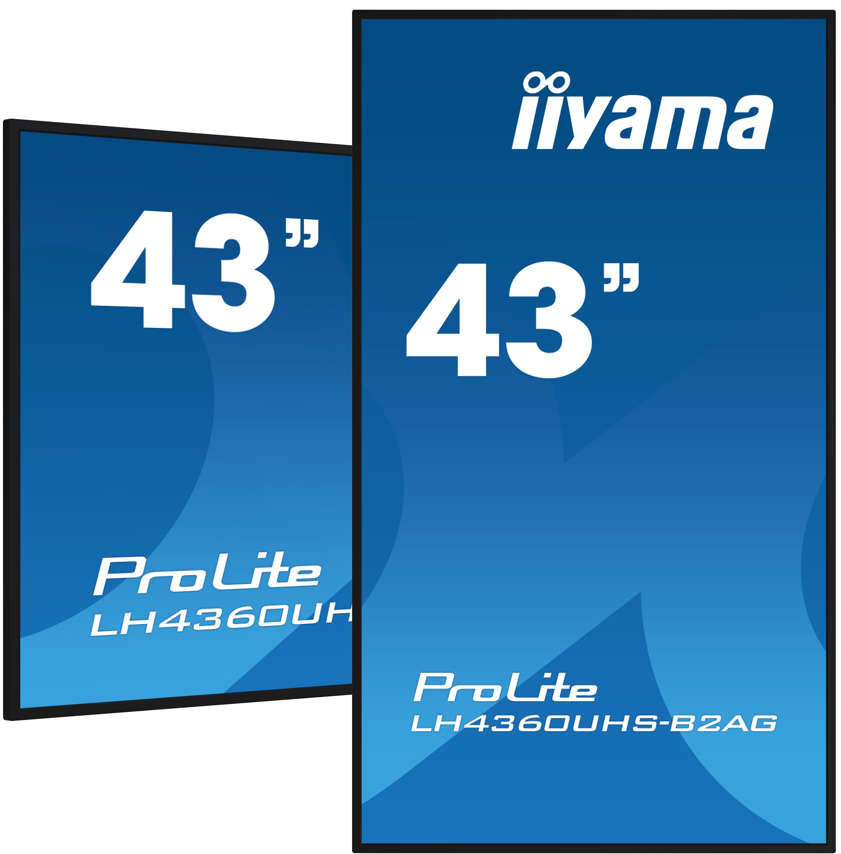 iiyama ProLite LH4360UHS-B2AG - Classe de diagonale 43" (42.5" visualisable) écran LCD rétro-éclairé par LED - signalisation numérique - avec lecteur multimédia SoC intégré - Android - 4K UHD (2160p) 3840 x 2160 - DEL de façade - noir