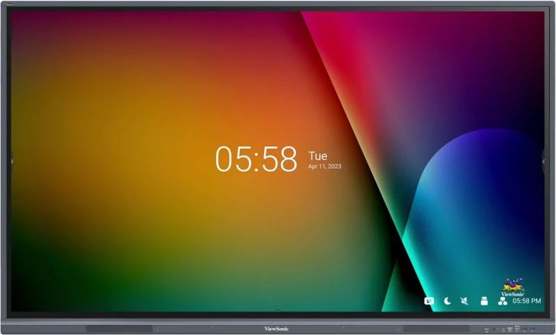 ViewSonic ViewBoard IFP6533-G - Classe de diagonale 65" (64.5" visualisable) écran LCD rétro-éclairé par LED - interactive - avec écran tactile (multi-touch) / capacité PC en option (slot-in) - 4K UHD (2160p) 3840 x 2160 - Direct LED