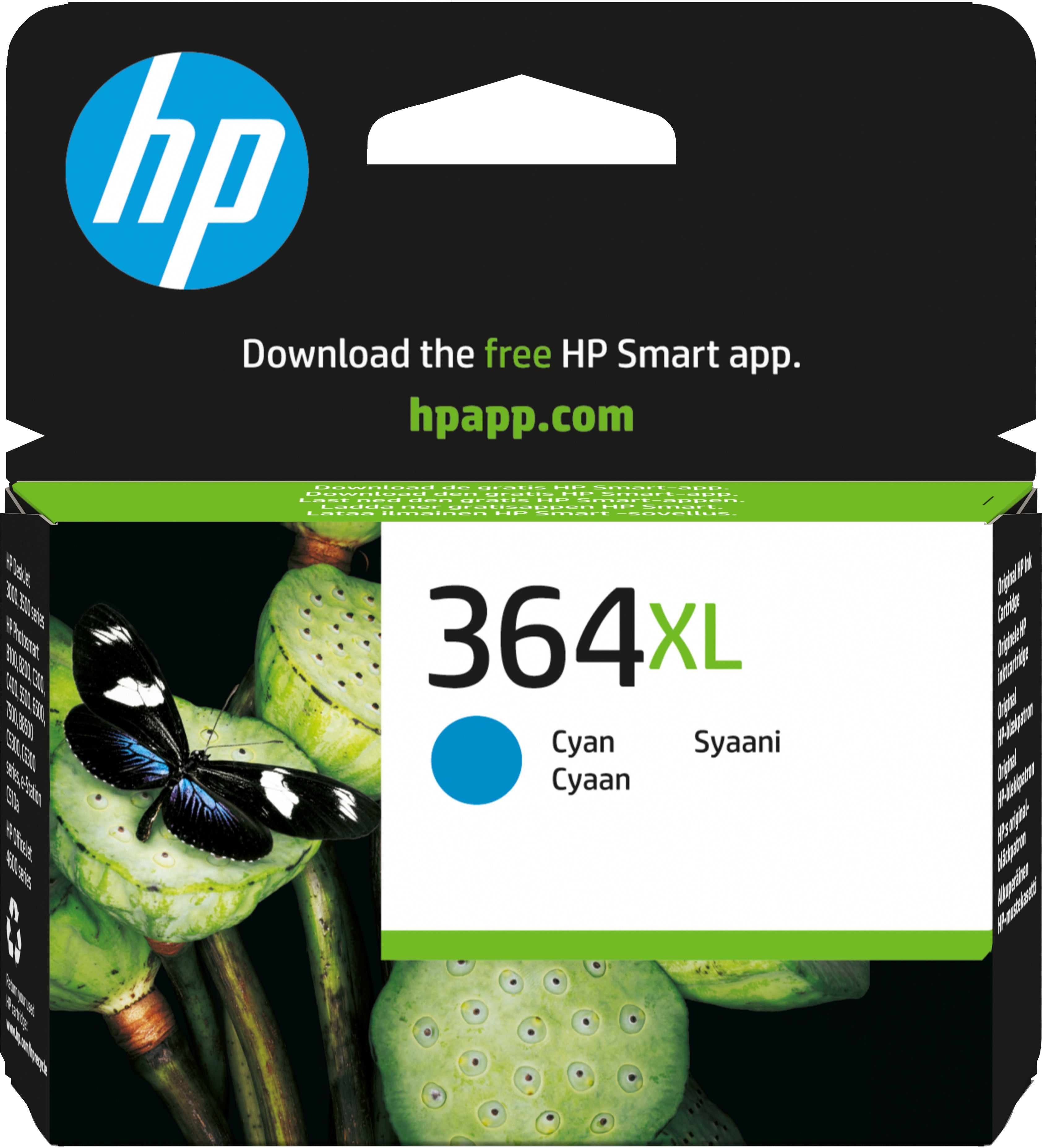 Cartouche Cyan HP 364XL - CB323EE