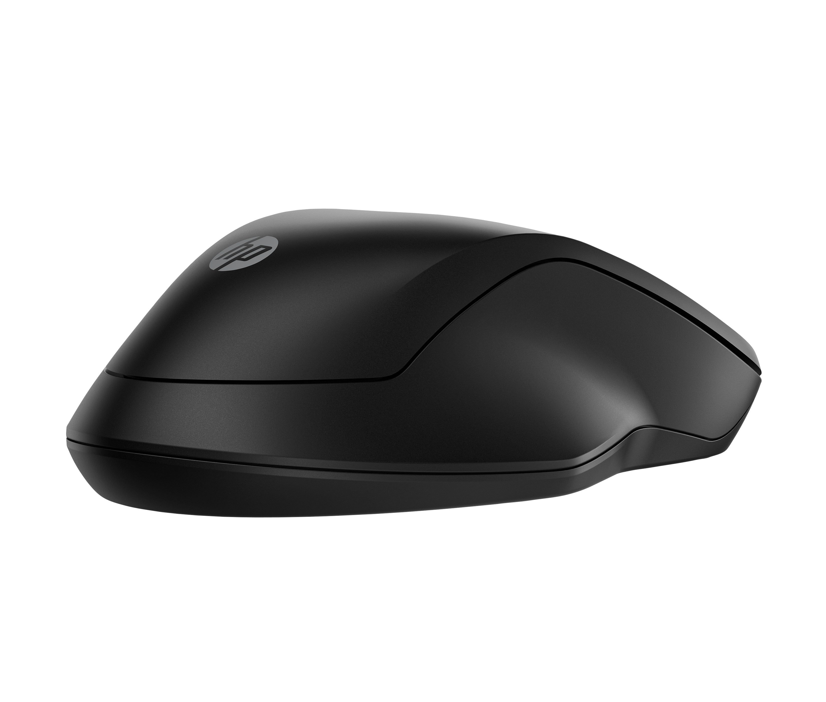 HP 255 - Souris - 3 boutons - sans fil - 2.4 GHz, Bluetooth - récepteur sans fil USB - noir