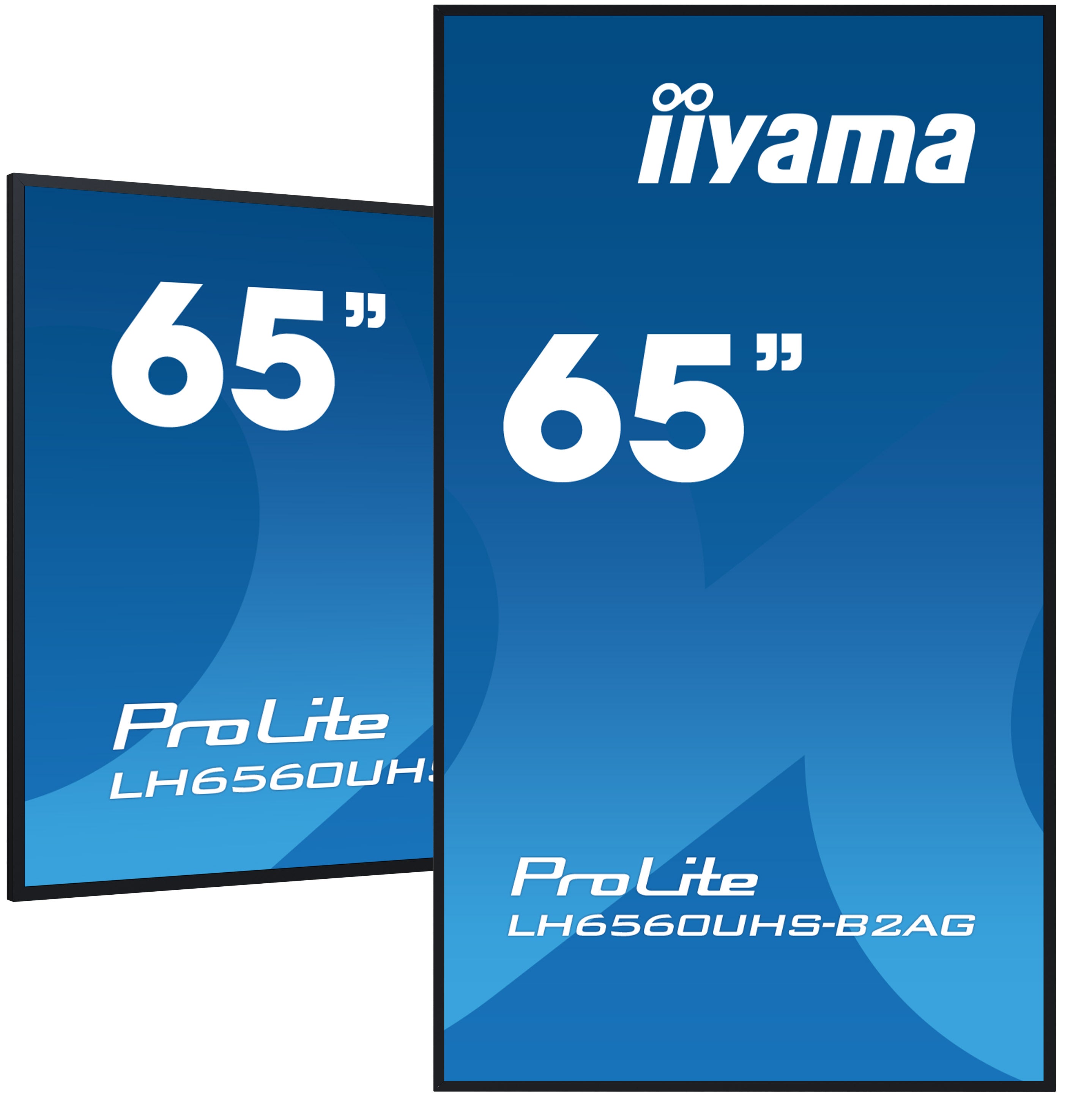 iiyama ProLite LH6560UHS-B2AG - Classe de diagonale 65" (64.5" visualisable) écran LCD rétro-éclairé par LED - signalisation numérique - avec lecteur multimédia intégré et récepteur multimédia sans fil - 4K UHD (2160p) 3840 x 2160 - DEL de façade - cadre