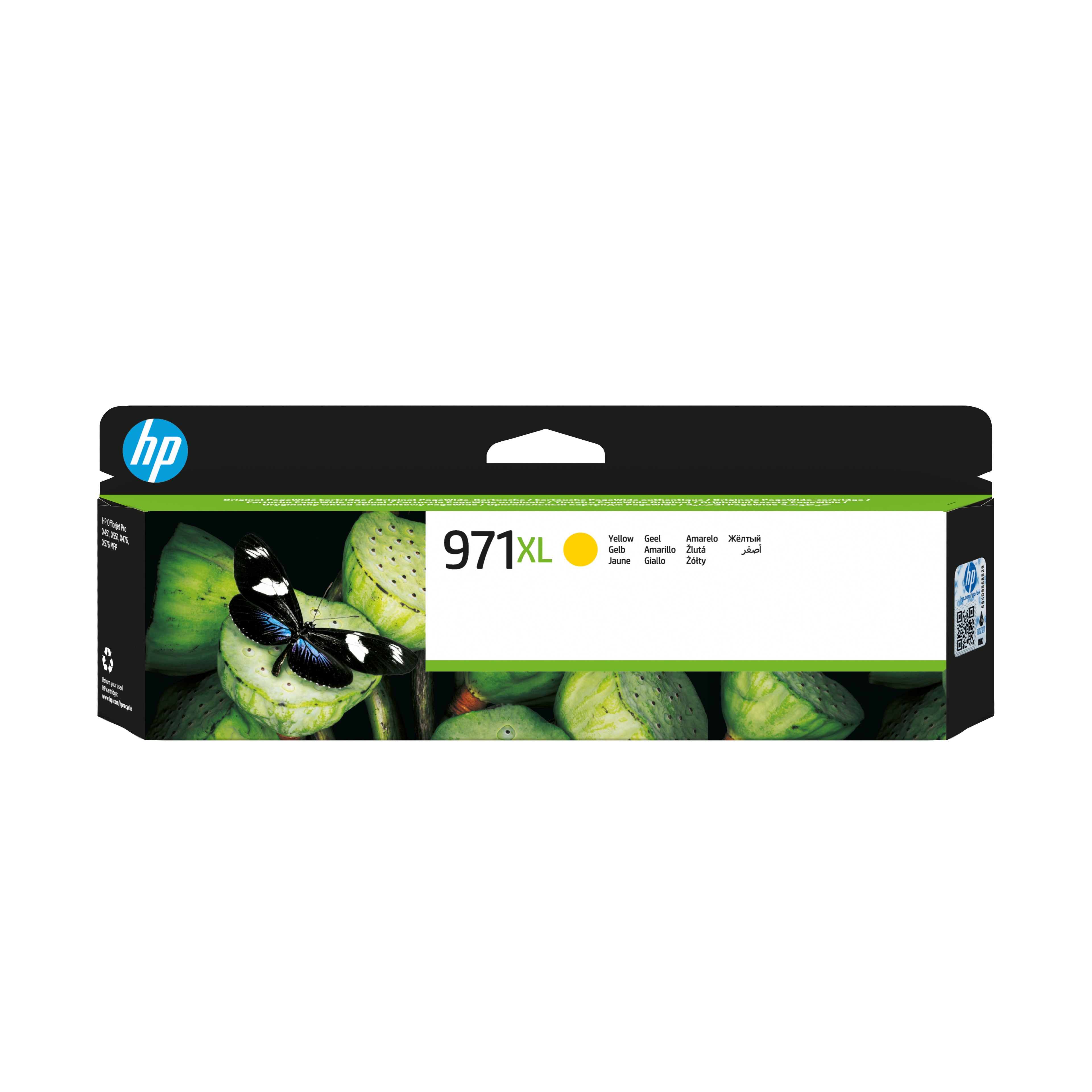 Cartouche d'encre originale HP 971XL CN628AE Jaune