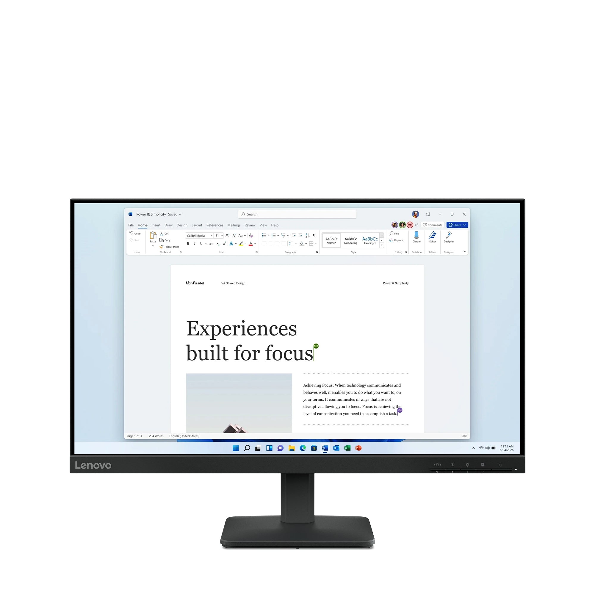 Écran Lenovo 68C2KAC1EU Full HD 24" 23,8"