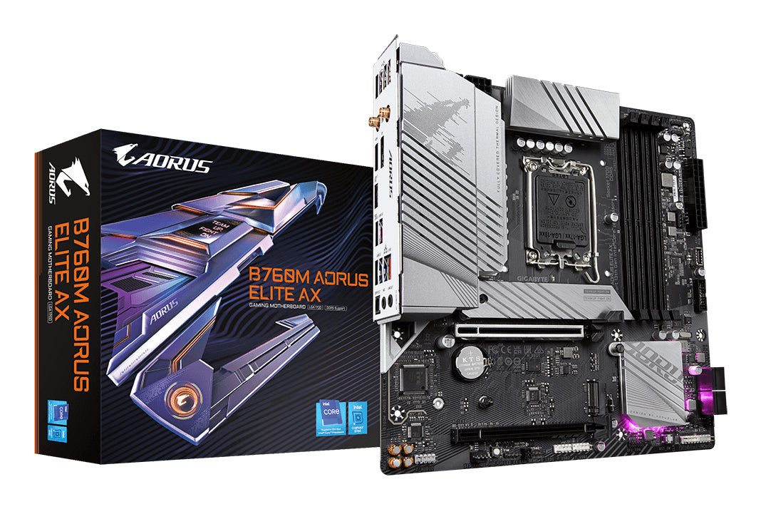 Carte Mère Gigabyte B760M Aorus Elite AX DDR5 (Intel LGA 1700)