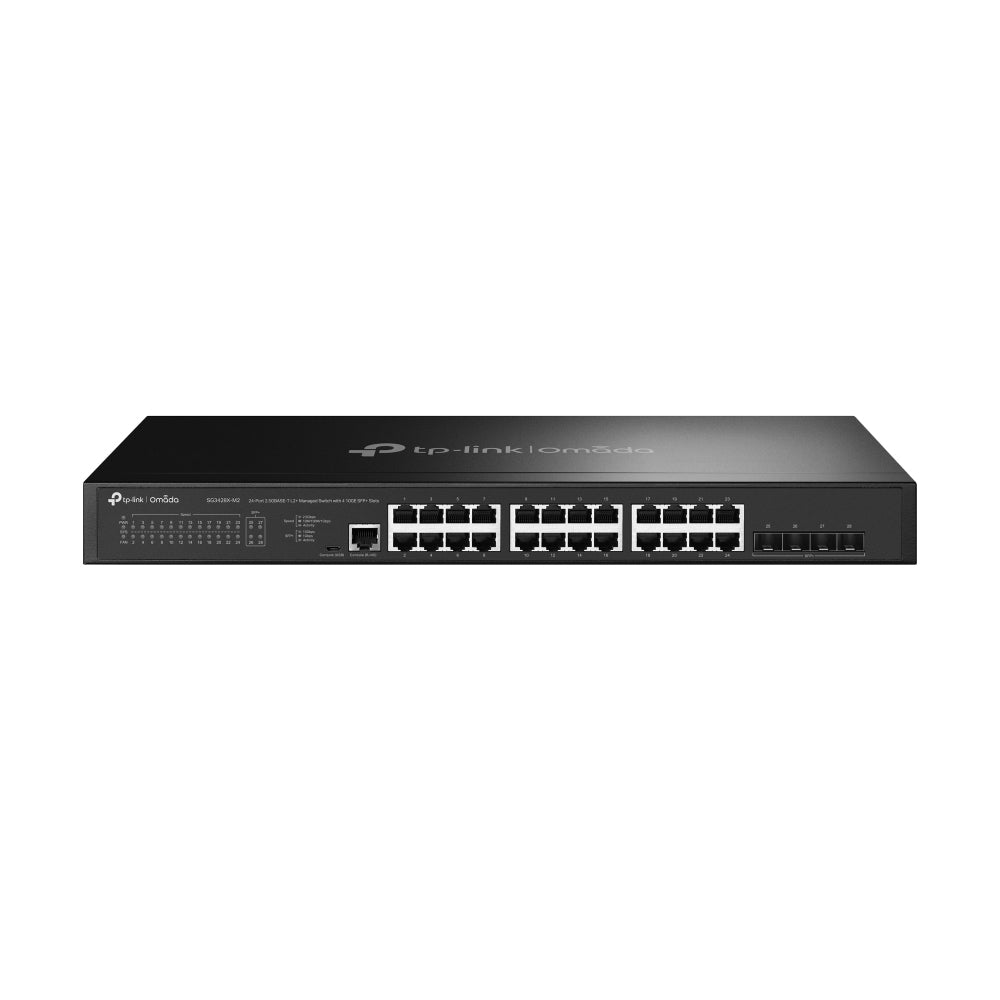 TP-Link JetStream TL-SG3428X-M2 V1.6 - Commutateur - C2+ - Géré - 24 x 10/100/1000/2.5G + 4 x 10 Gigabit SFP+ - Montable sur rack