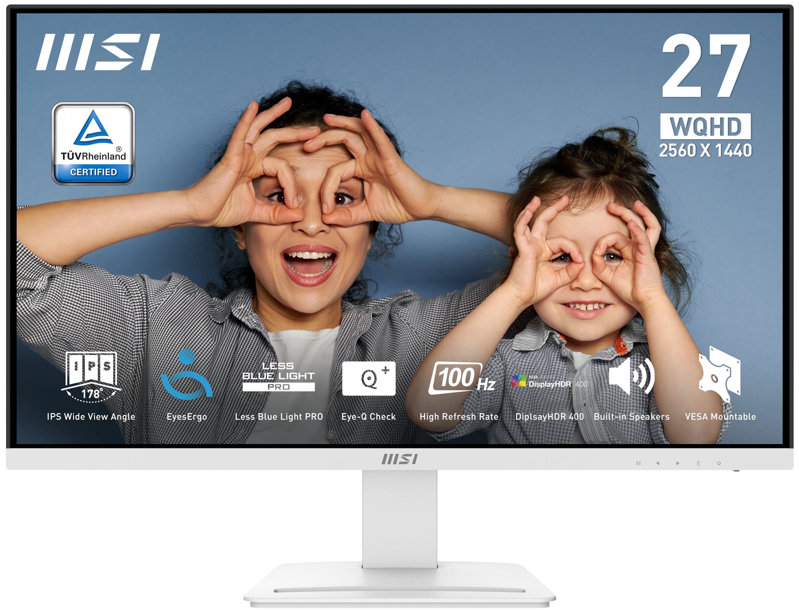 MP273QW E2 27" QHD/100Hz/1ms/IPS/FreeSync Blanc#