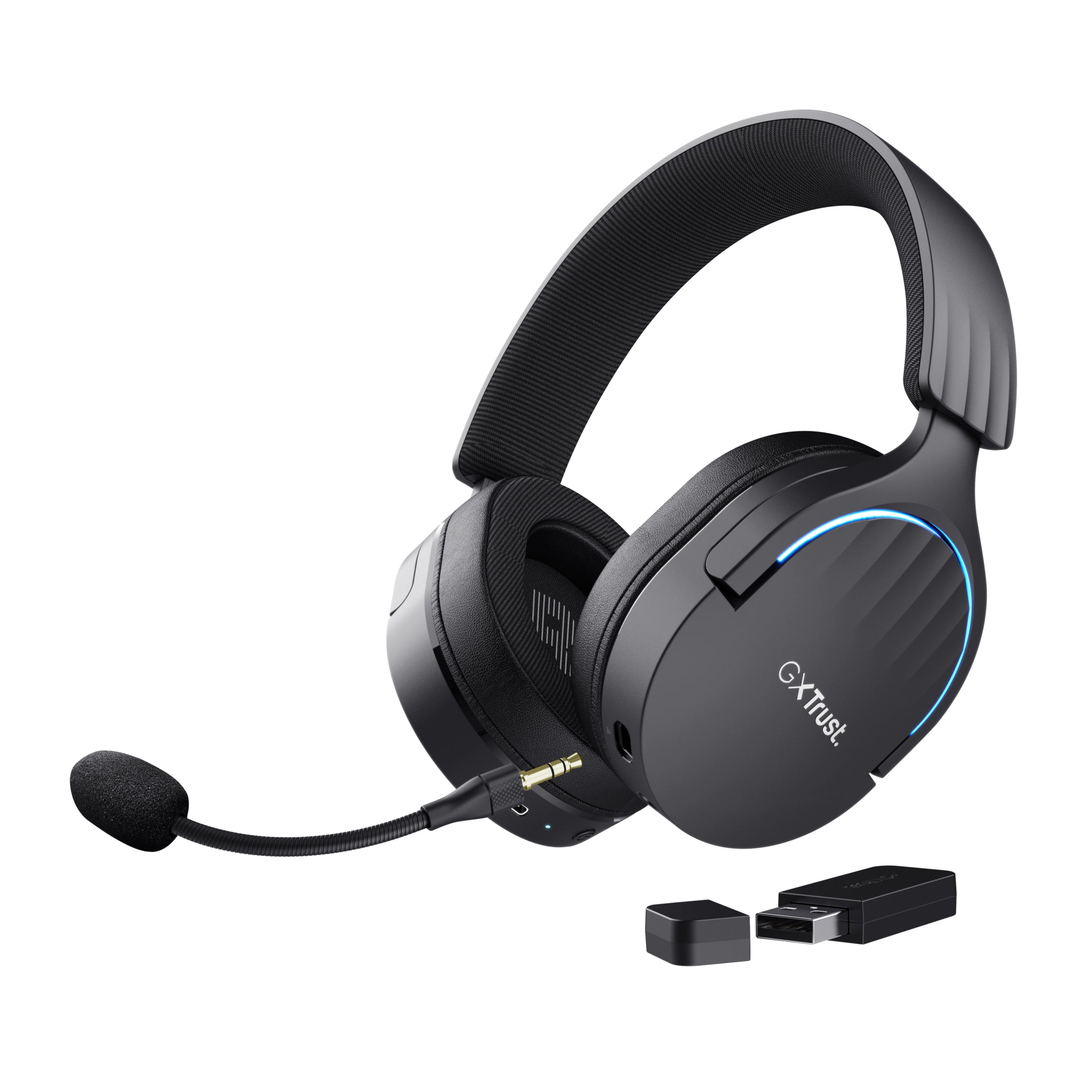 Casques avec Micro Gaming Trust GXT 491 Noir