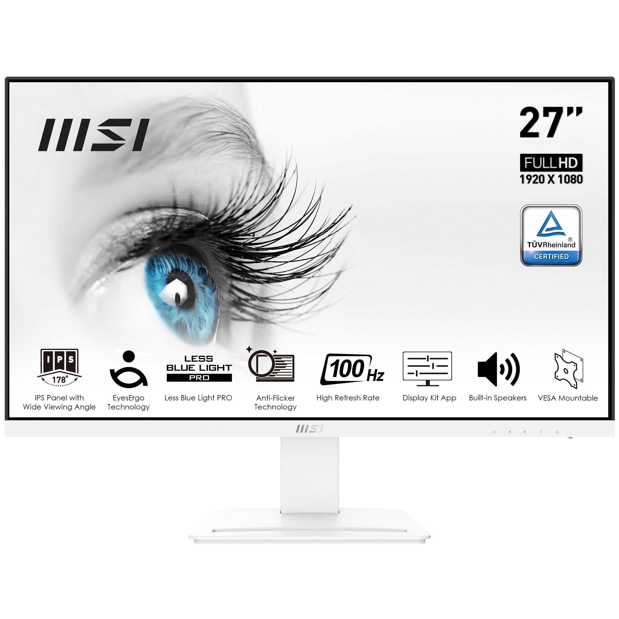 MP273AW 27" FHD/100Hz/IPS/1ms/FreeSync Blanc