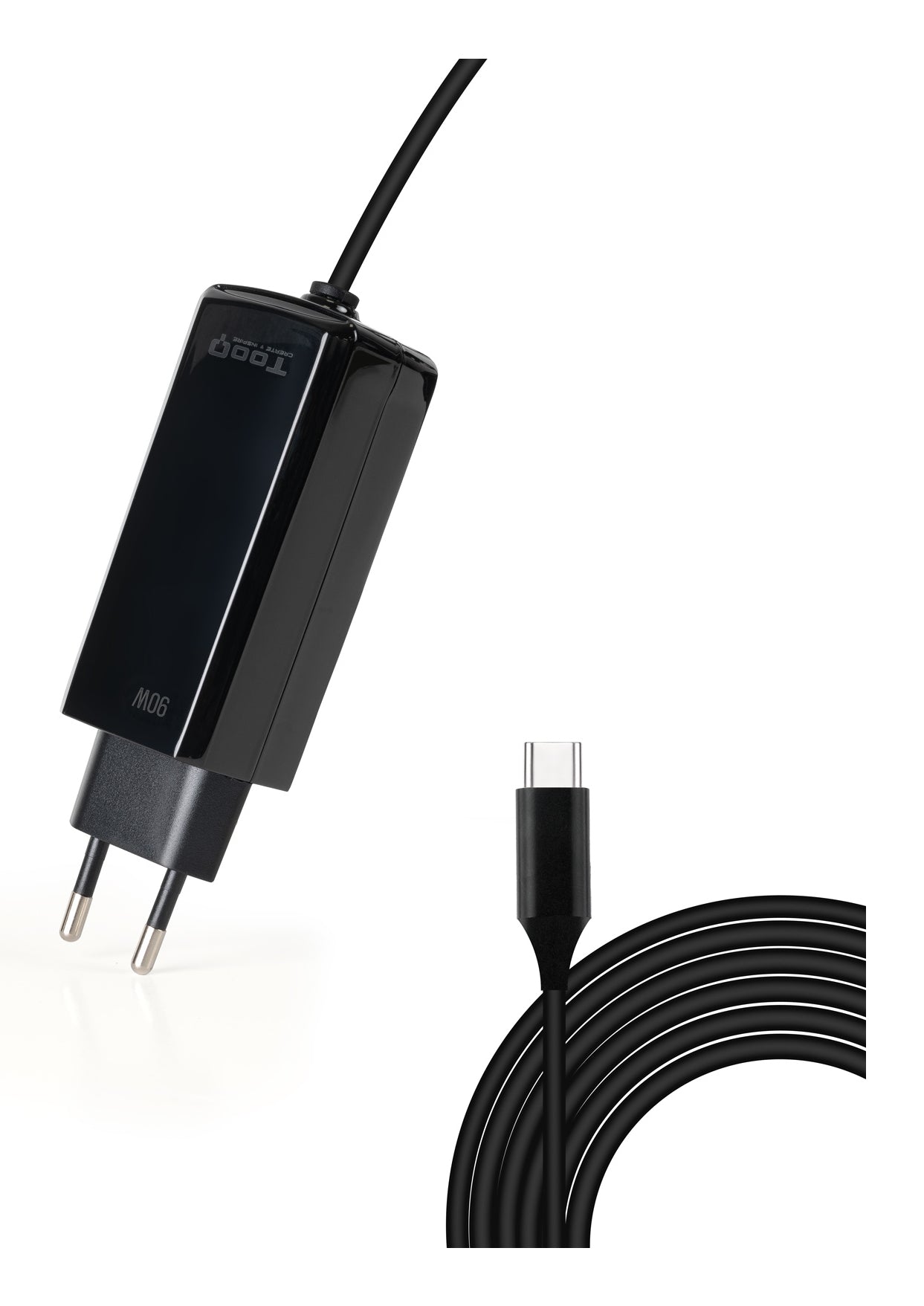 Chargeur d'ordinateur portable TooQ TQLC-USBCGAN90PD-C 90 W