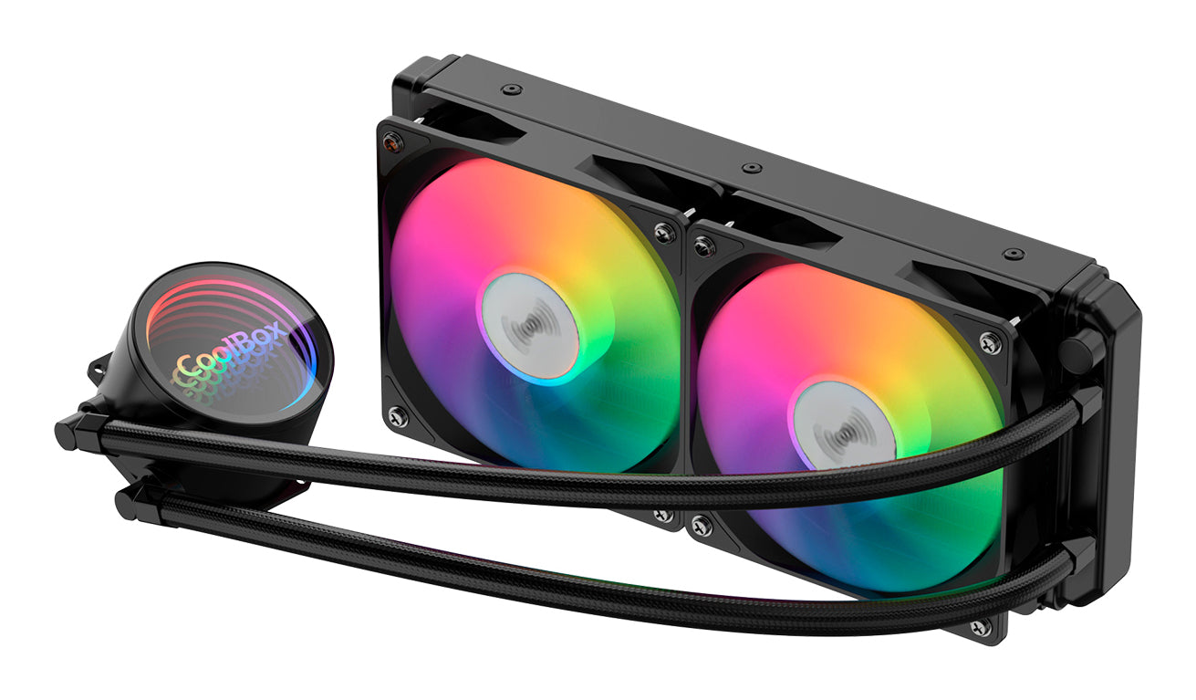 Support de refroidissement pour ordinateur portable CoolBox COO-KRL240-4-ARB
