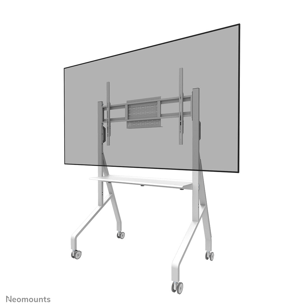 Neomounts Move Go FL50-525WH1 - Chariot - pour écran plat - verrouillable - acier - blanc - Taille d'écran : 55"-86"