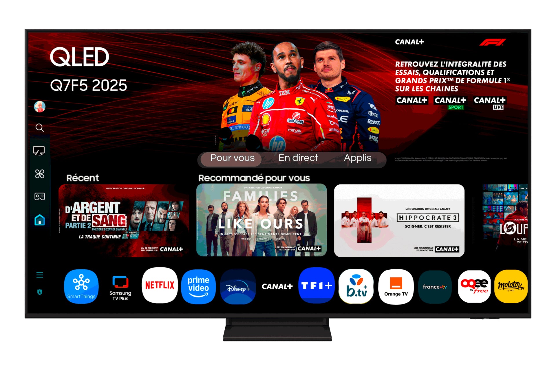 Smart TV Samsung TQ75Q7F5 75" 4K Ultra HD HDR QLED