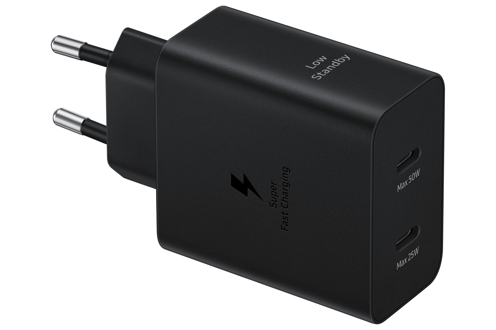 Samsung EP-T5020 - Adaptateur secteur - 50 Watt - 3 A - SFC 2.0, PD 3.0 (24 pin USB-C) - sur le câble : USB-C - noir