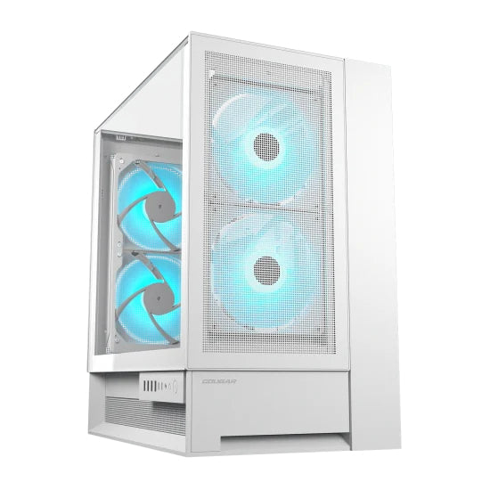 Boitier Moyen Tour ATX Cougar OmnyX RGB avec panneaux vitrés (Blanc)