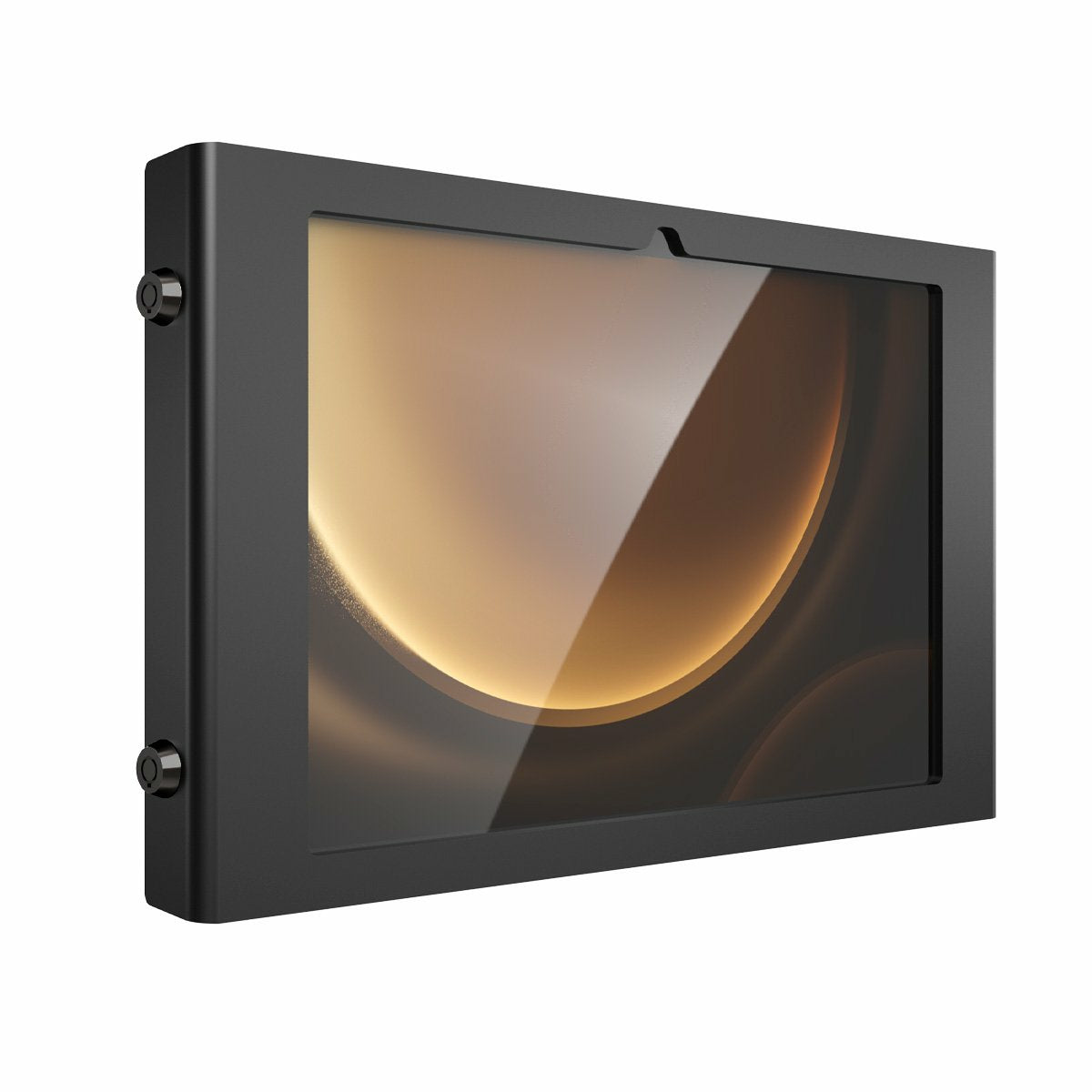 Compulocks Galaxy Tab S9+/S9FE+ 12.4" Apex Secured Enclosure Wall Mount - Boîtier - caméra et capteurs avant/arrière portables exposés - pour tablette - verrouillable - cadre en métal - noir - Taille d'écran : 12.4" - support au sol montable - pour Samsun
