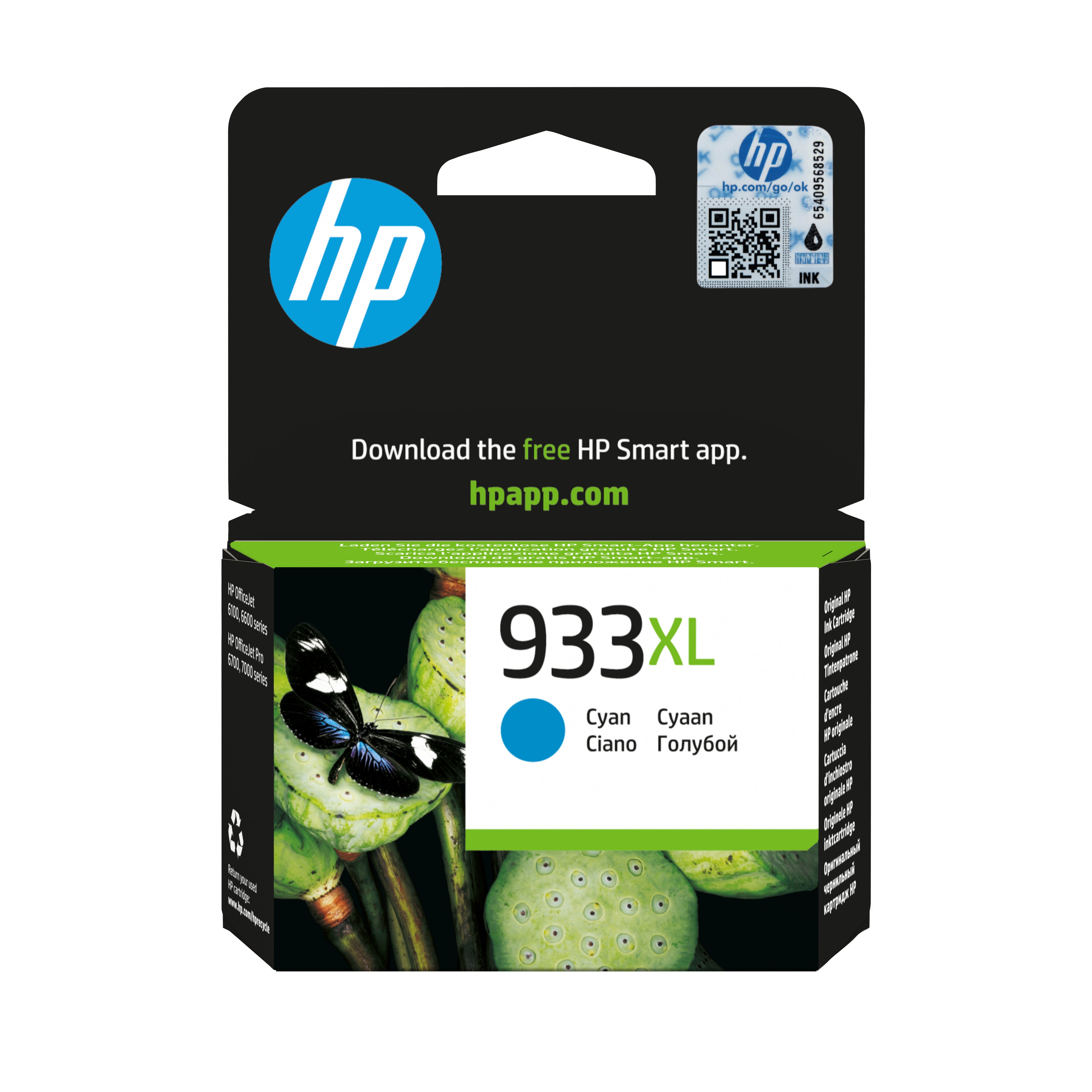 Cartouche d'encre originale Hewlett Packard CN054AE Cyan