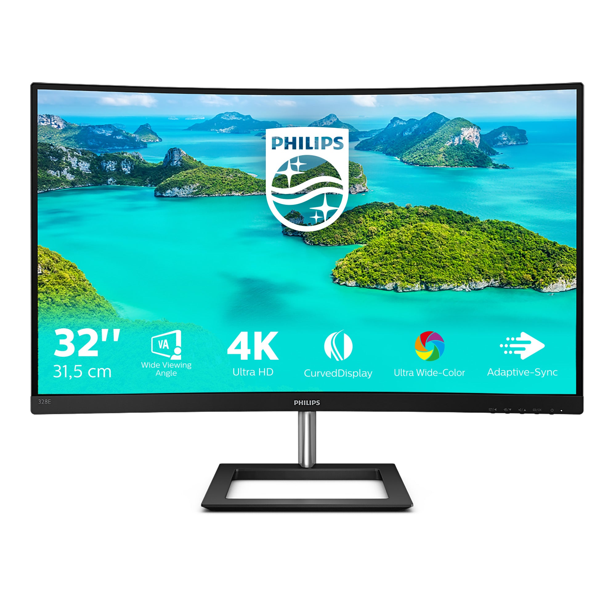 Écran Philips 328E1CA/00 32" LED VA LCD Flicker free 50-60  Hz