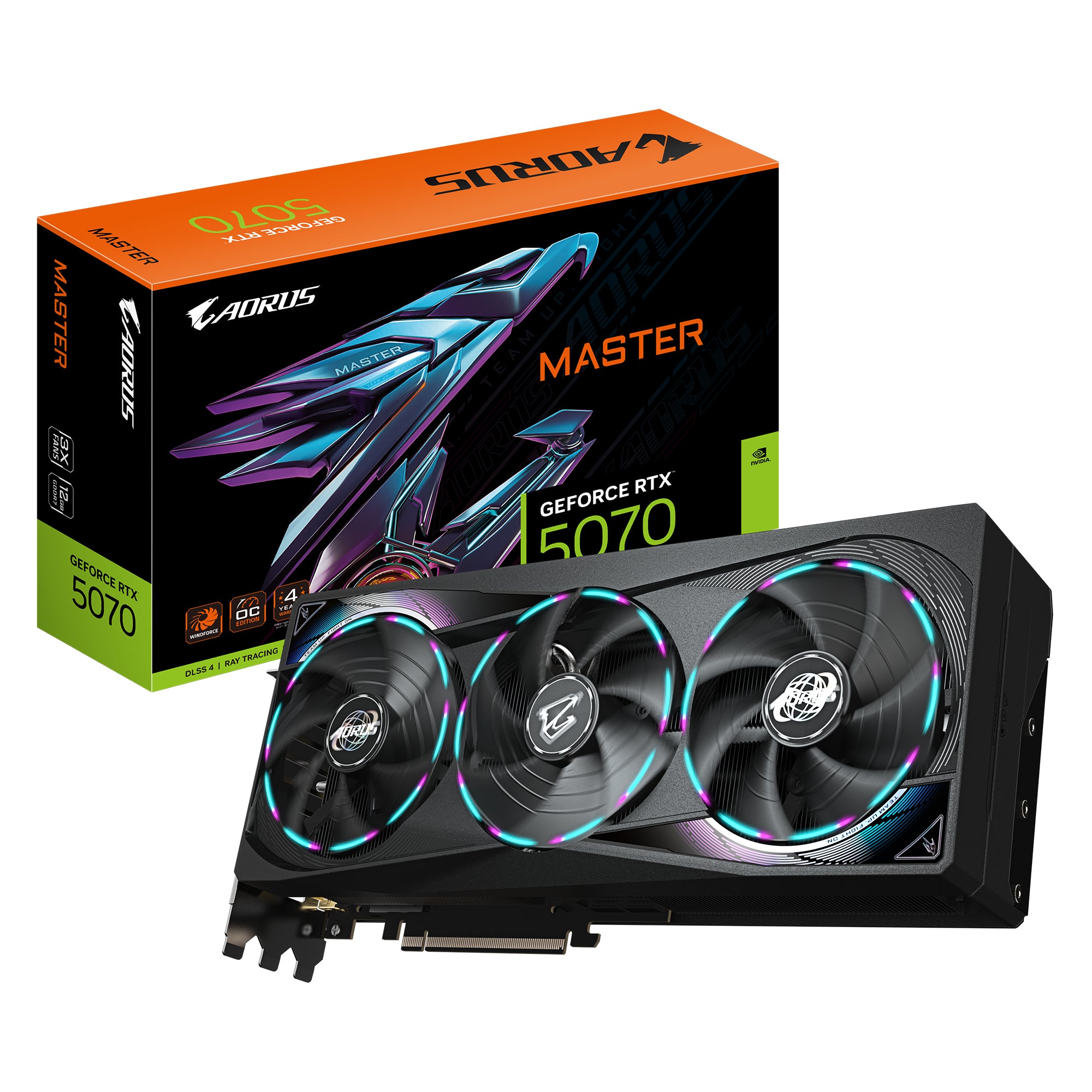 Carte Graphique Gigabyte 9VN5070AM-00-G10 nvidia geforce rtx 5070 12 GB GDDR6 GDDR7