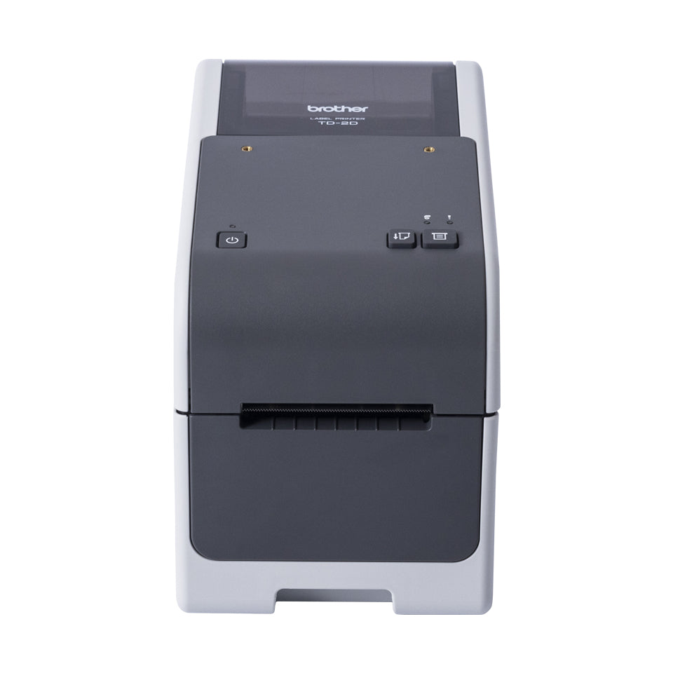 Brother TD-2320D300 - Imprimante d'étiquettes/de reçus - Noir et blanc - thermique direct - Rouleau (6,3 cm) - 300 ppp - jusqu'à 152.4 mm/sec - USB 2.0, hôte USB, LAN