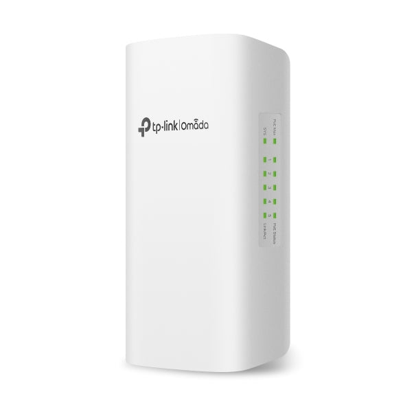 TP-Link Omada SG2005P-PD V1.6 - Commutateur - intelligent - 1 x 10/100/1000 (PoE++) + 4 x 10/100/1000 (PoE+) - montable sur tringle, fixation murale - PoE++ (64 W)