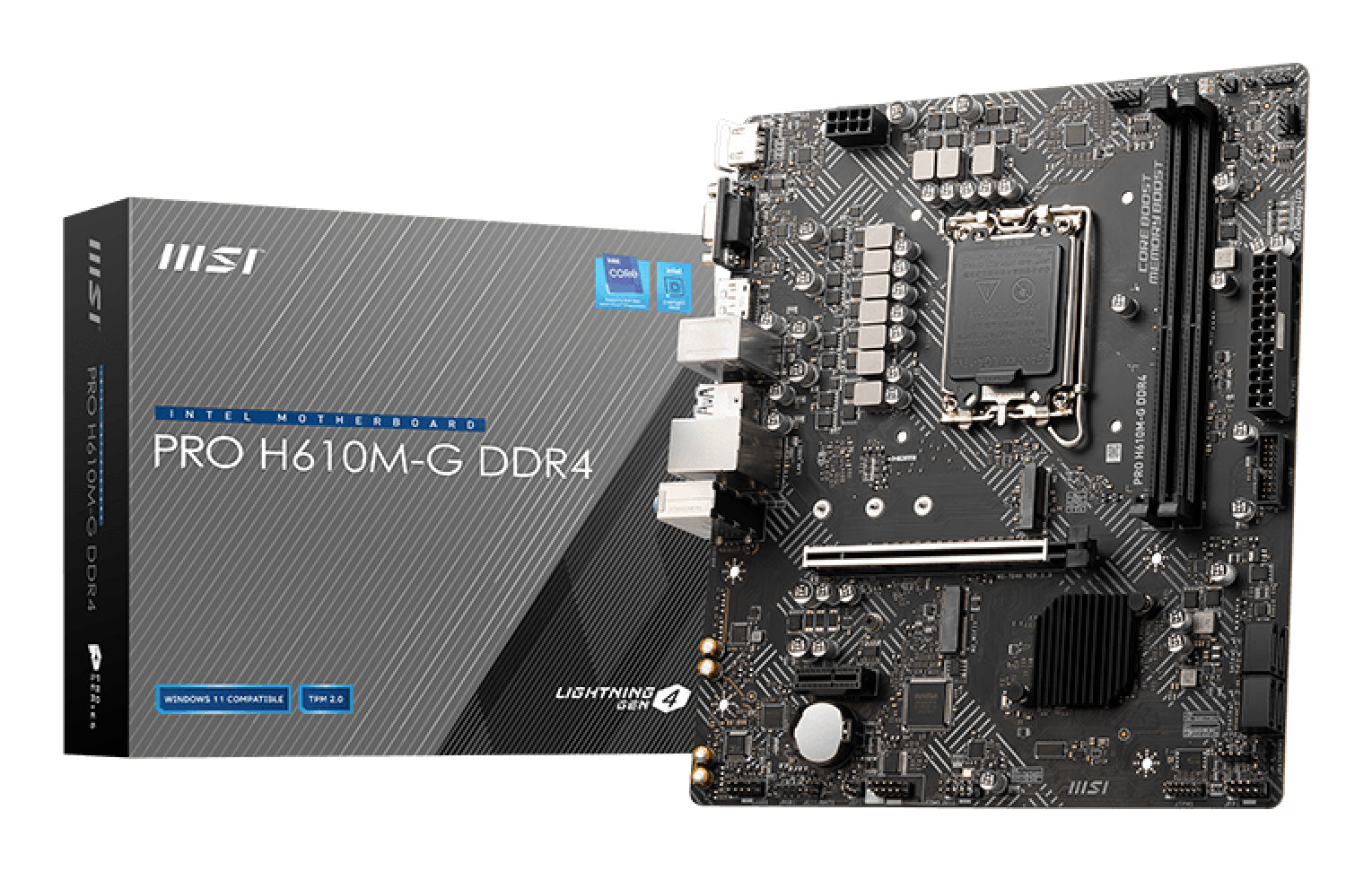 Carte Mère MSI PRO H610M-G DDR4 LGA1700