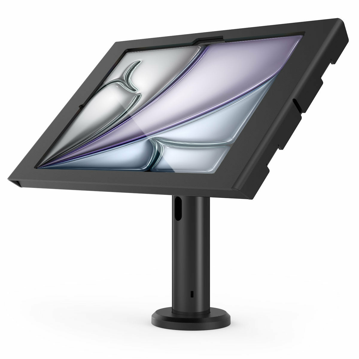 Compulocks iPad Air M2 & M3 13" Apex Enclosure Tilting Stand 8" - Black - Kit de montage (pied, enceinte) - caméra et capteurs avant/arrière exposés - pour tablette - verrouillable - cadre en métal - noir - Taille d'écran : 8" - montable sur mur - pour Ap