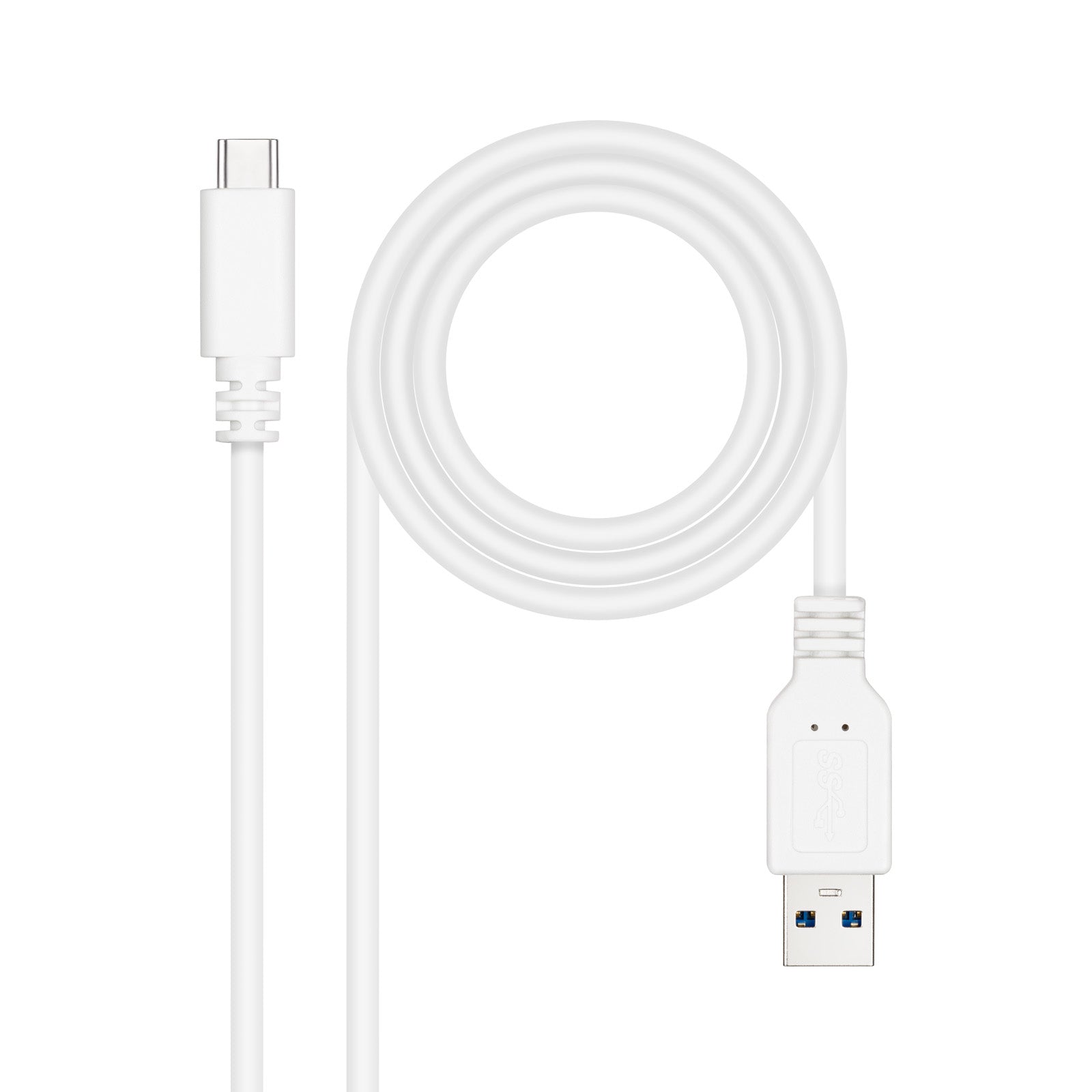 Câble USB-C vers USB NANOCABLE 10.01.4002-W 2 m Blanc
