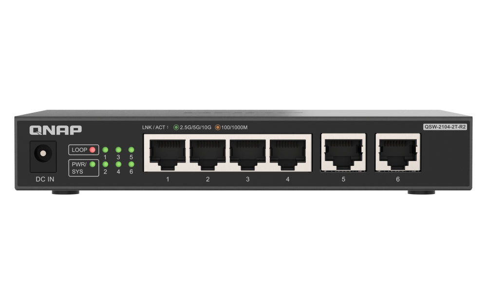 Switch Qnap QSW-2104-2T-R2