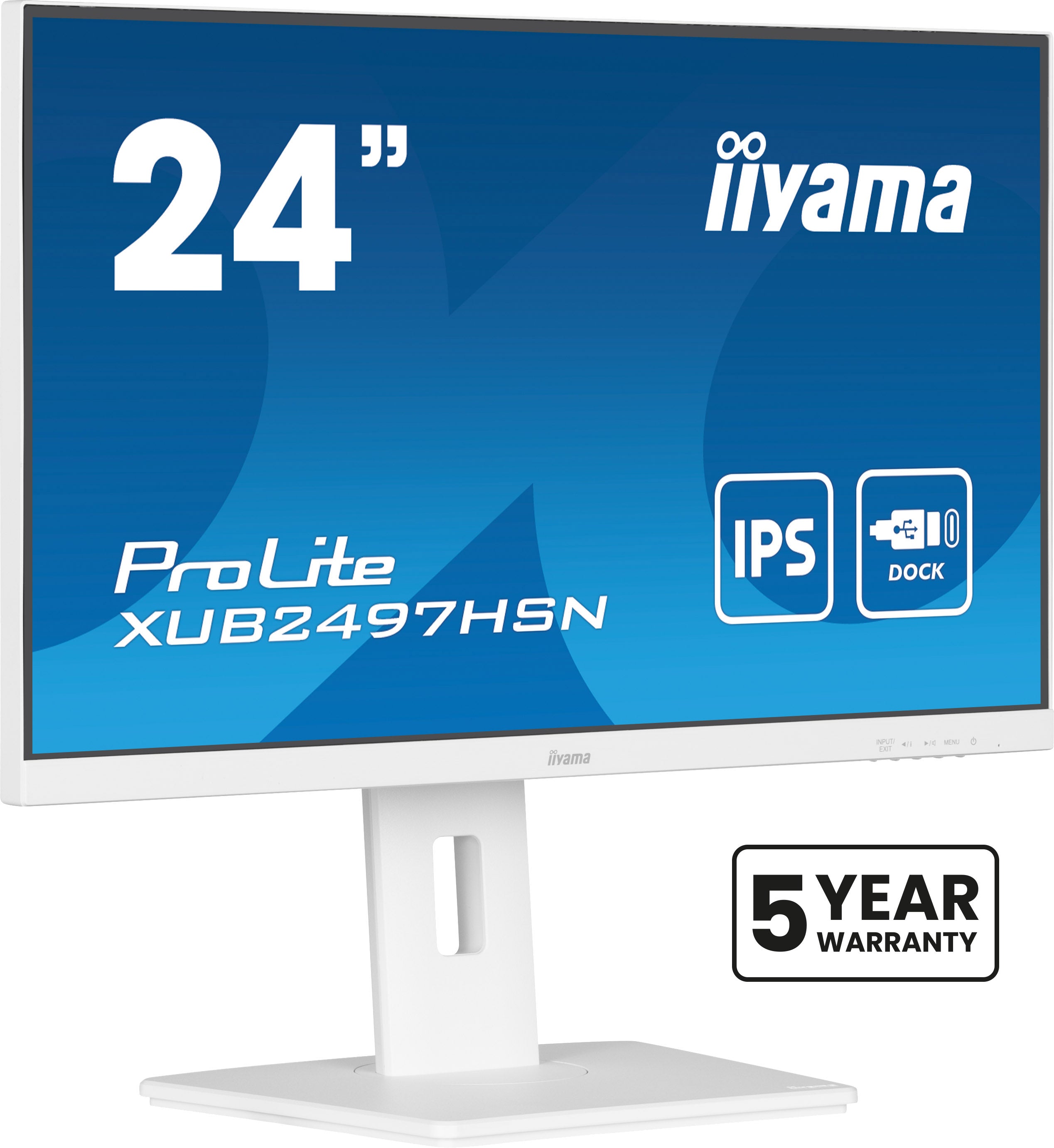 Ecran 27" Iiyama ProLite XUB2497HSN-W1 Quad HD 100Hz (Blanc)