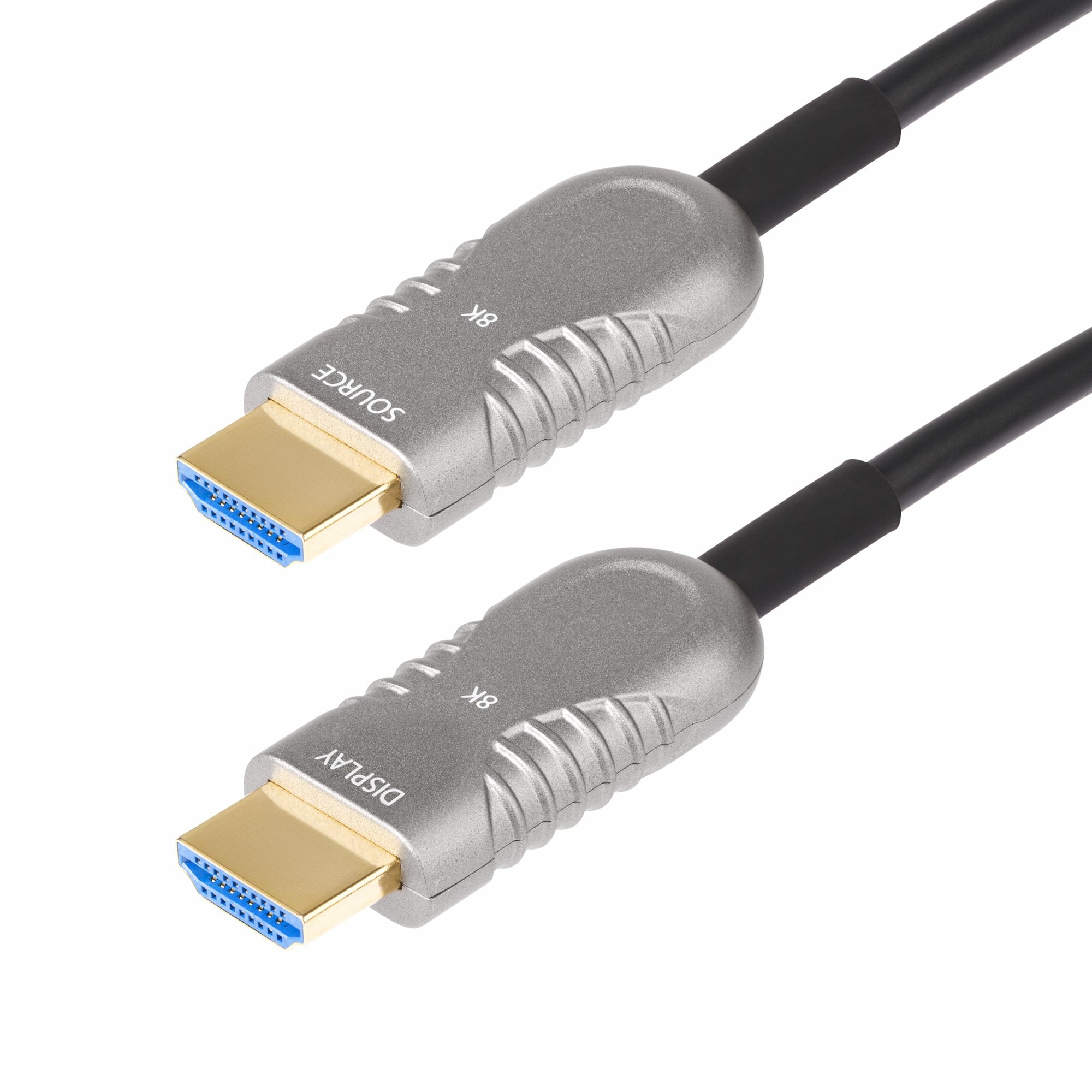 StarTech.com Câble Optique Actif (AOC) HDMI 2.1 Hybride de 9,1m, 8K60Hz - Ultra High Speed - câble HDMI - HDMI mâle pour HDMI mâle - 9.1 m - cuivre hybride/fibre optique - noir - Active Optical Cable (AOC), support 4K 120 Hz, support pour 8K60Hz, support 