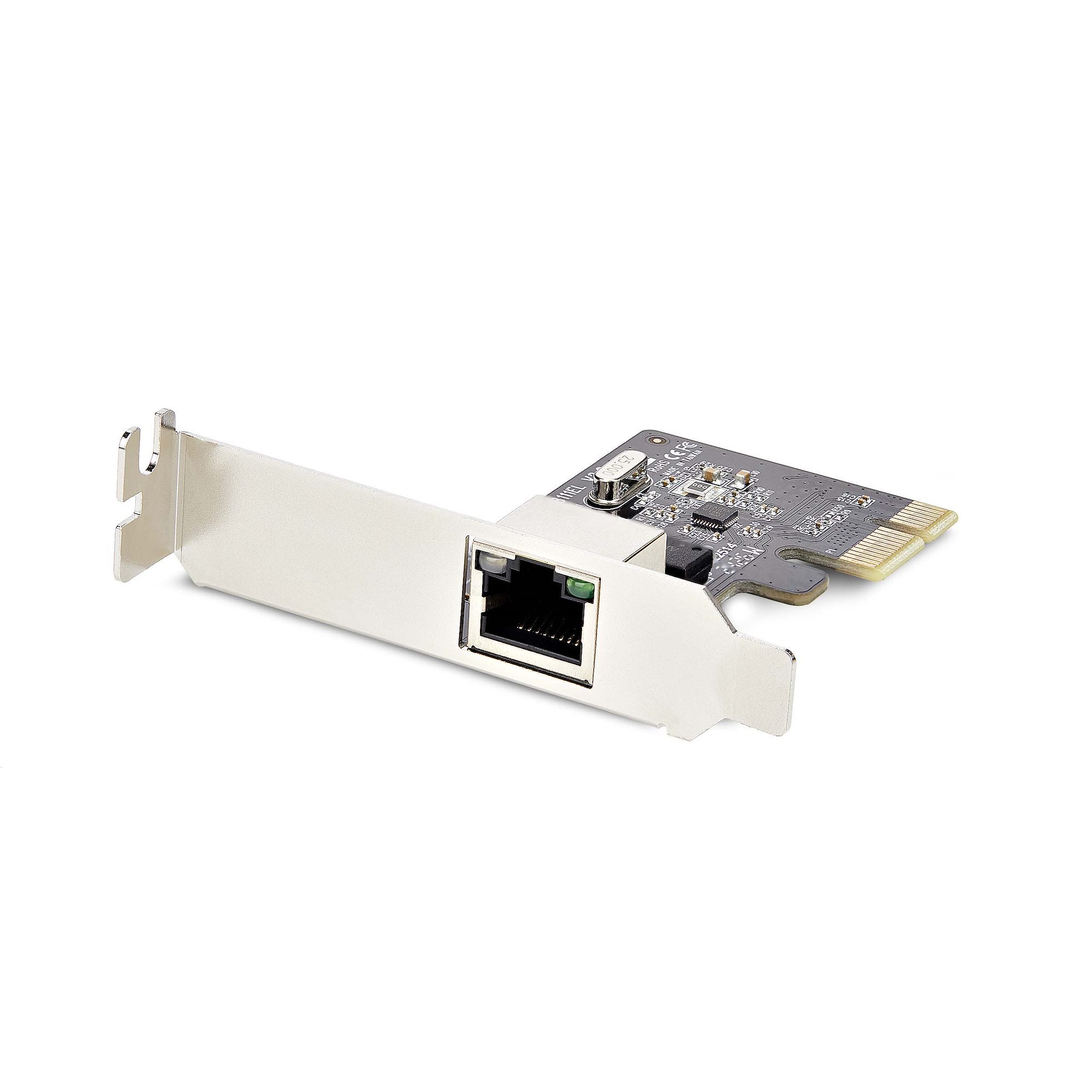 StarTech.com 1-Port Gigabit PCIe Network Adapter Card, TAA Compliant - Adaptateur réseau - PCIe profil bas - Gigabit Ethernet x 1 - noir - Conformité TAA