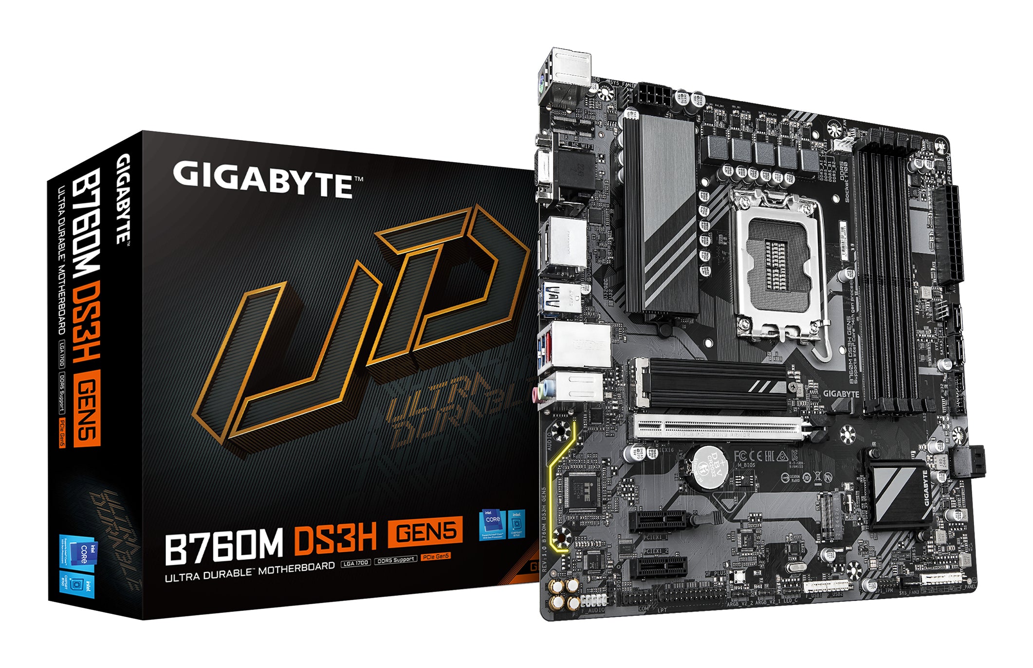 Carte Mère Gigabyte B760M DS3H GEN5 INTEL B760 EXPRESS LGA 1700