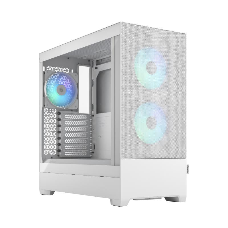 Boitier Moyen Tour ATX Fractal Design Pop Air RGB avec panneau vitré (Blanc)