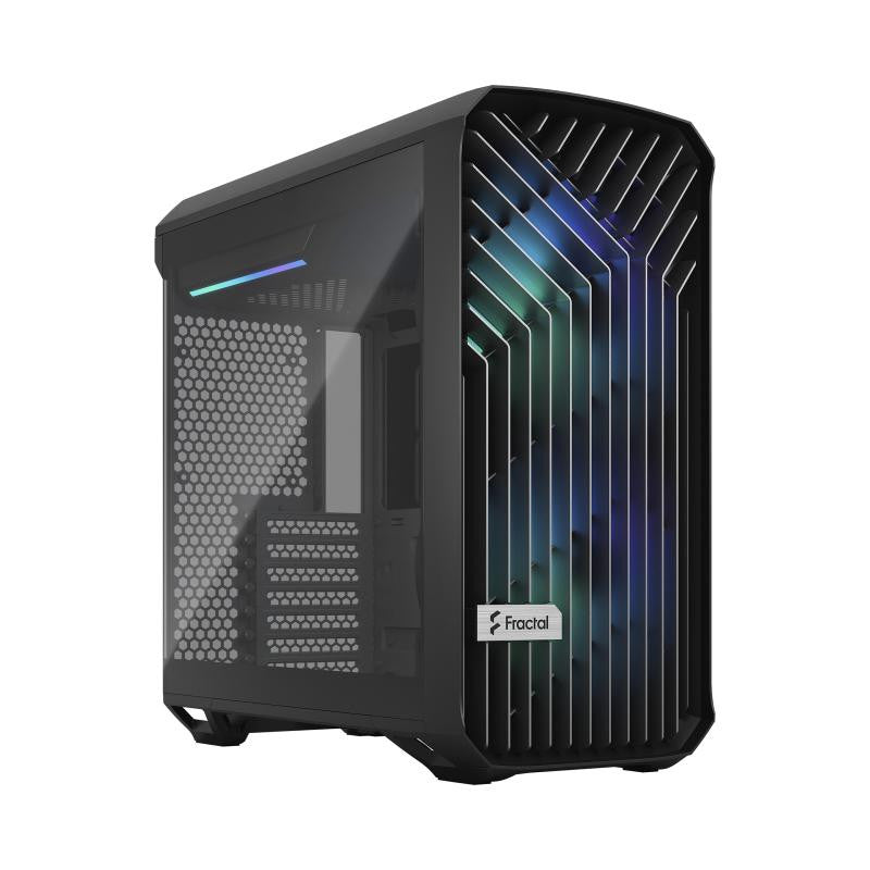 FRACTAL Torrent Compact RGB Black TG Light Tint