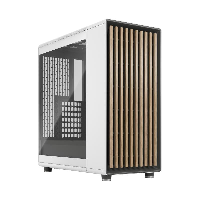 Boitier Moyen Tour ATX Fractal Design North avec panneau vitré (Blanc)