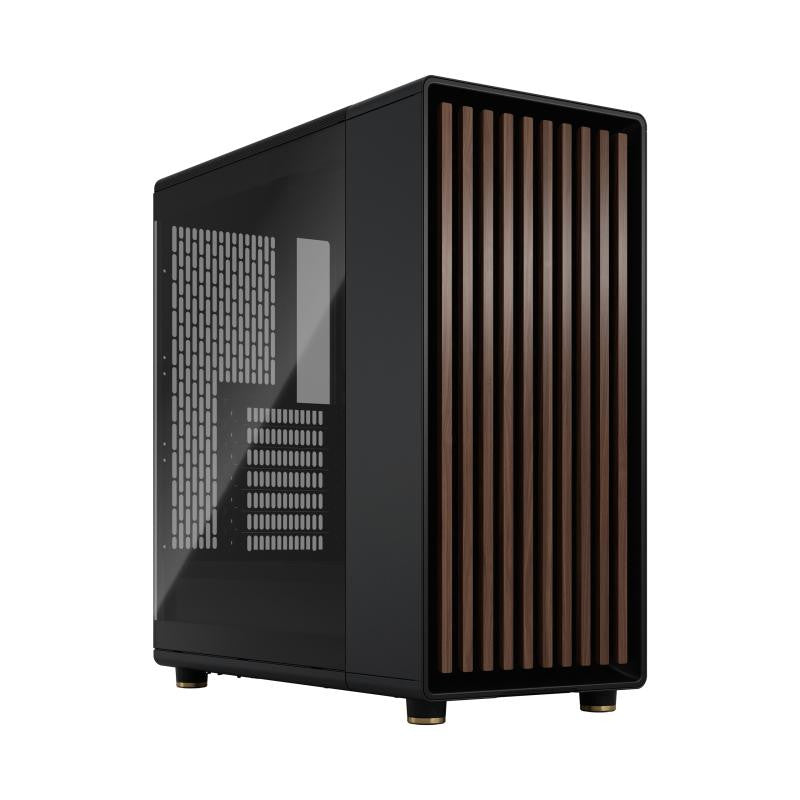 Boitier Moyen Tour ATX Fractal Design North avec panneau vitré (Noir)