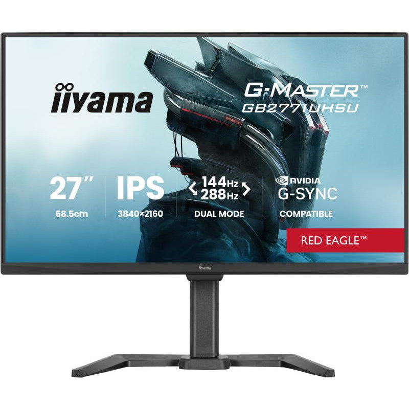 27" 4K/144Hz ou FHD/288Hz/IPS/0.8ms/G-Sync