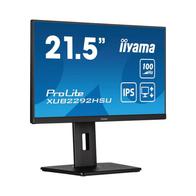 iiyama ProLite XUB2292HSU-B6 écran plat de PC 54,6 cm (21.5") 1920 x 1080 pixels Full HD LED Noir