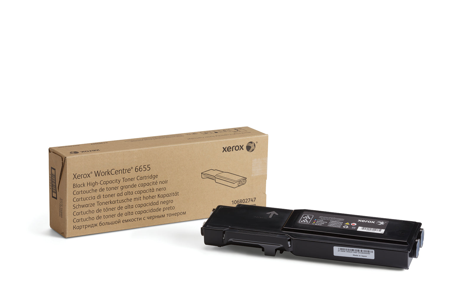 Xerox WorkCentre 6655 - Haute capacité - noir - original - cartouche de toner - pour WorkCentre 6655