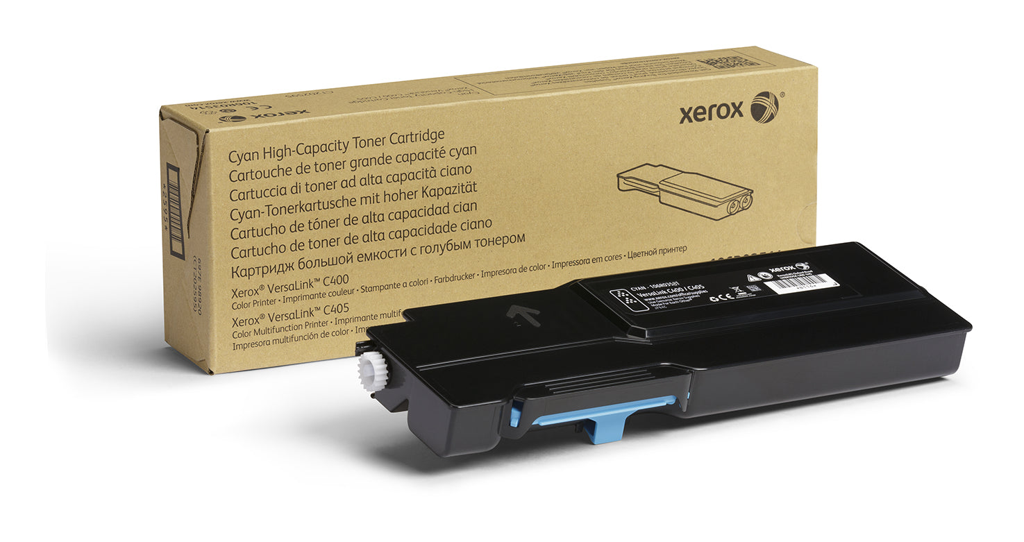 Xerox VersaLink C405 - Haute capacité - cyan - original - cartouche de toner - pour VersaLink C400, C405