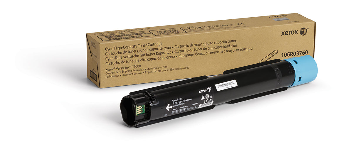 Xerox VersaLink C7000 - Haute capacité - cyan - original - cartouche de toner - pour VersaLink C7000/DN, C7000/N, C7000V/DN, C7000V/N, C7001V_T