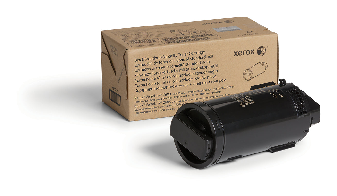 Xerox VersaLink C605 - Noir - original - cartouche de toner - pour VersaLink C600, C605
