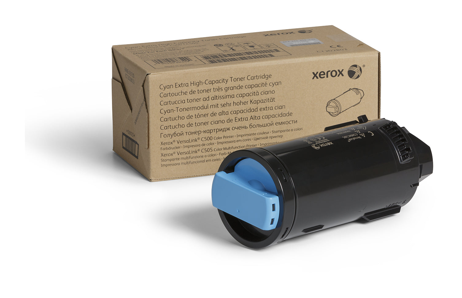 Xerox - Capacité très élevée - cyan - original - cartouche de toner - pour VersaLink C500, C505