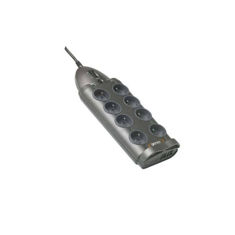 INFOSEC S8 LAN TV - 8 Prises FR + 2 RJ45 + 2 Coax