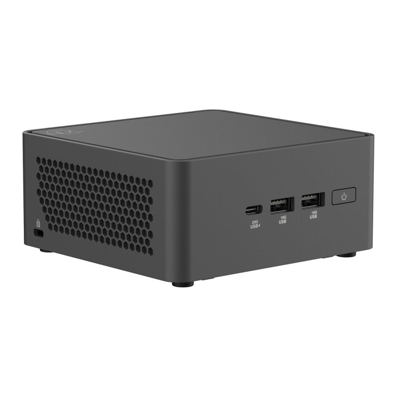 ASUS NUC 15 Pro Tall Kit RNUC15CRHC500000 - Barebone - mini PC 1 x Core 5 210H / jusqu'à 4.8 GHz - RAM 0 Go - Intel Graphics - IEEE 802.11ax (Wi-Fi 6), IEEE 802.11be (Wi-Fi 7), Bluetooth 5.4, 2.5 Gigabit Ethernet, Gigabit Ethernet - noir